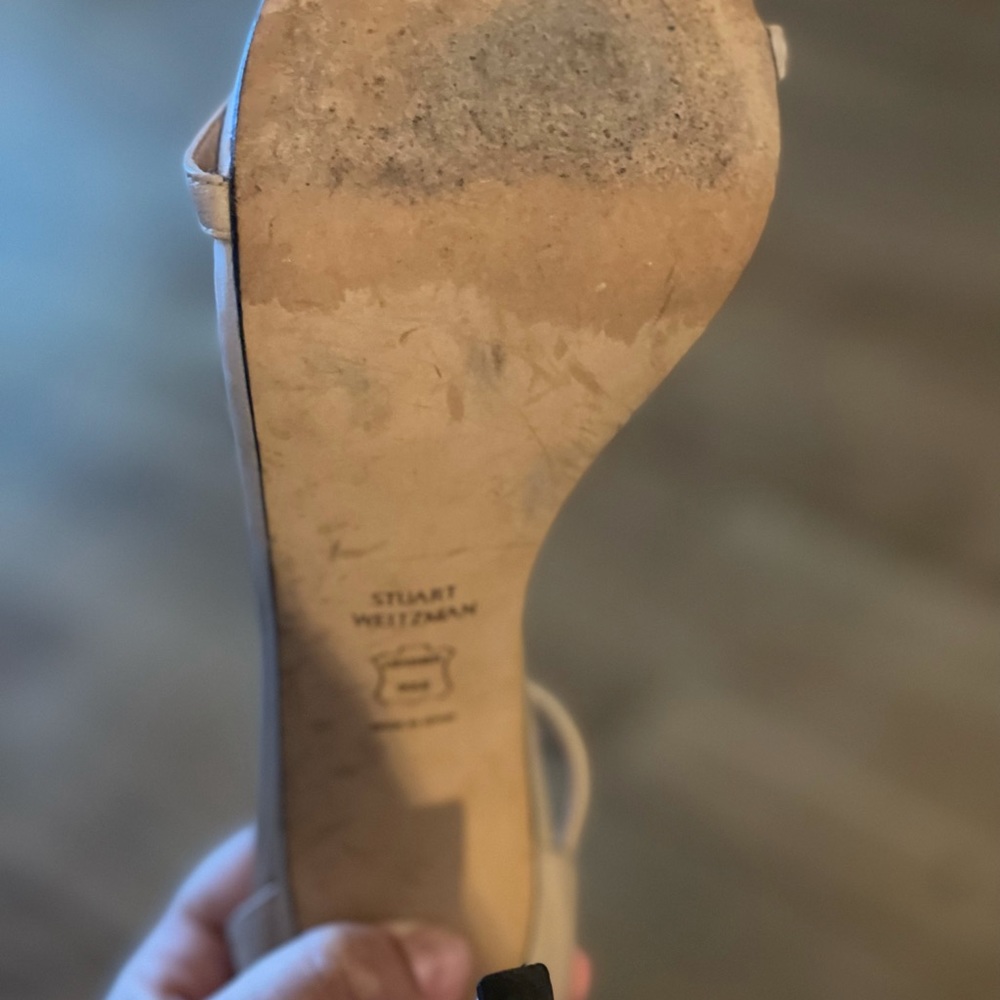 Stuart Weitznan nude sandal